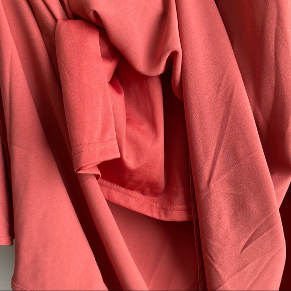 ROOLEE Taylor Jane Wrap Maxi Dark Salmon Rust NWT - Picture 11 of 11